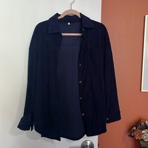 Sapphire Blue Button Down, Corduroy Style, Worn Once, Sz Small